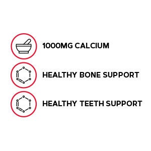 Calcium Citrate 1000mg - 180 Caplets (90 Servings)